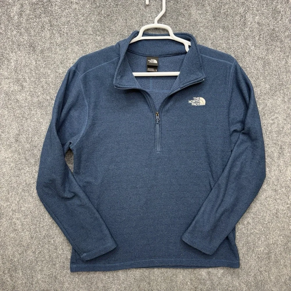 The North Face Long Sleeve 1/4 Zip pullover sweatshirt Men's‎ Size XL 721222